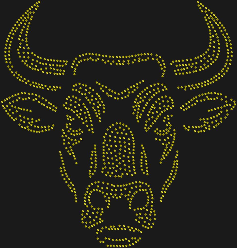 Трафарет Бык — RHT_BULL1_SS10_CITRINE