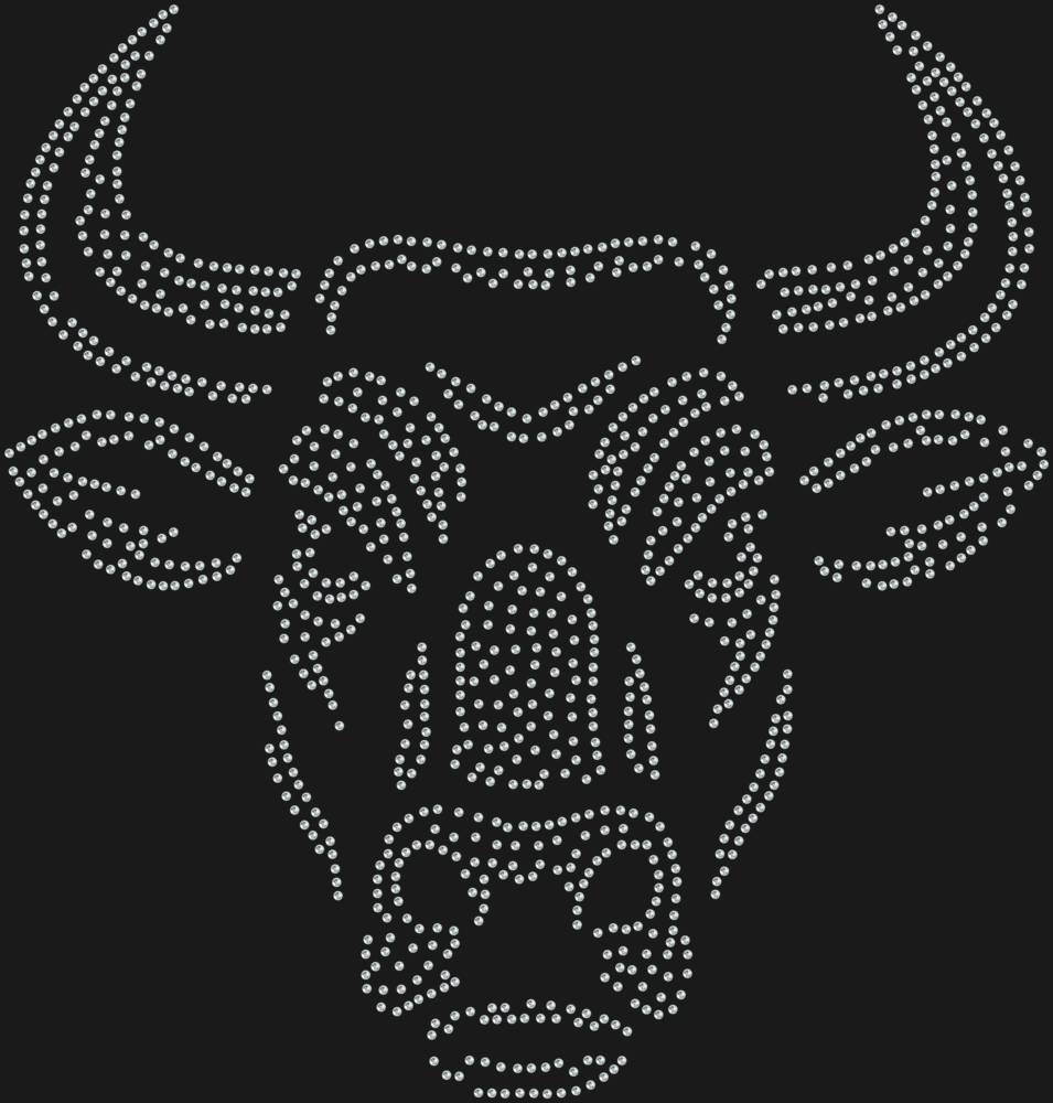 Трафарет Бык — RHT_BULL1_SS10_CRYSTAL_CLEAR