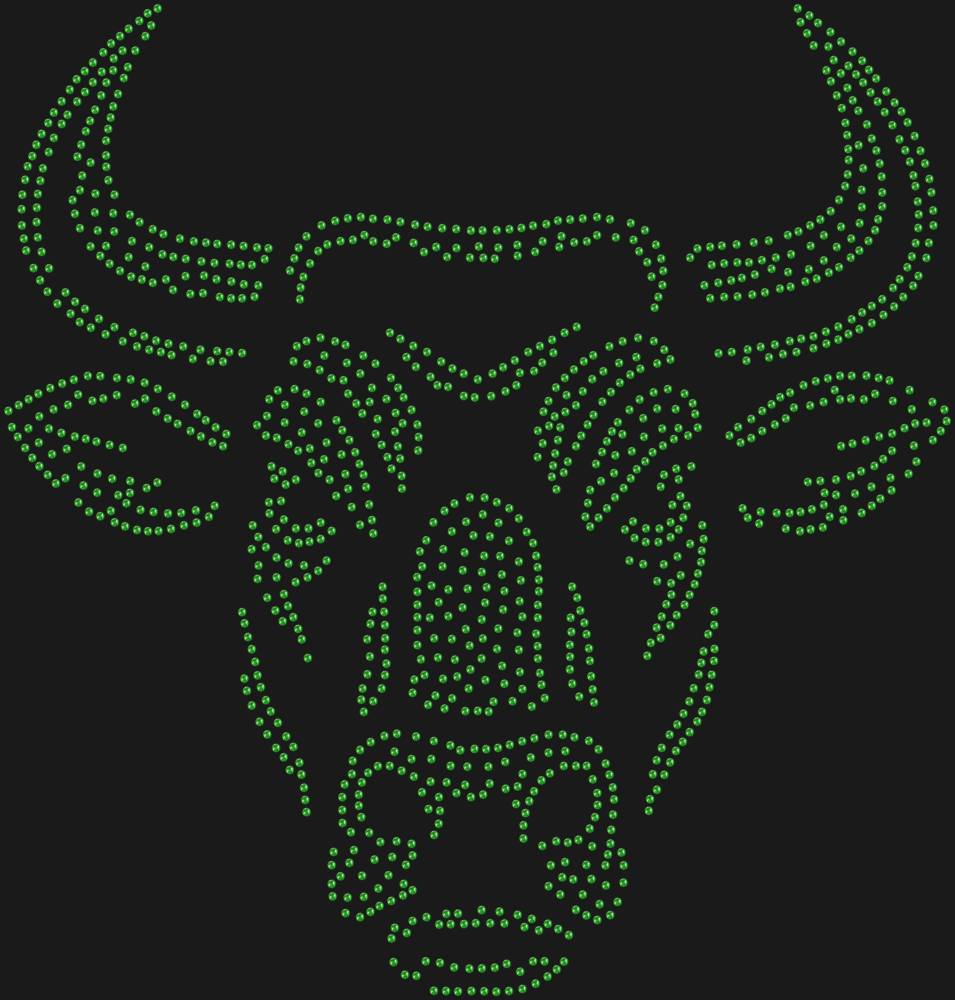 Трафарет Бык — RHT_BULL1_SS10_LT_PERIDOT
