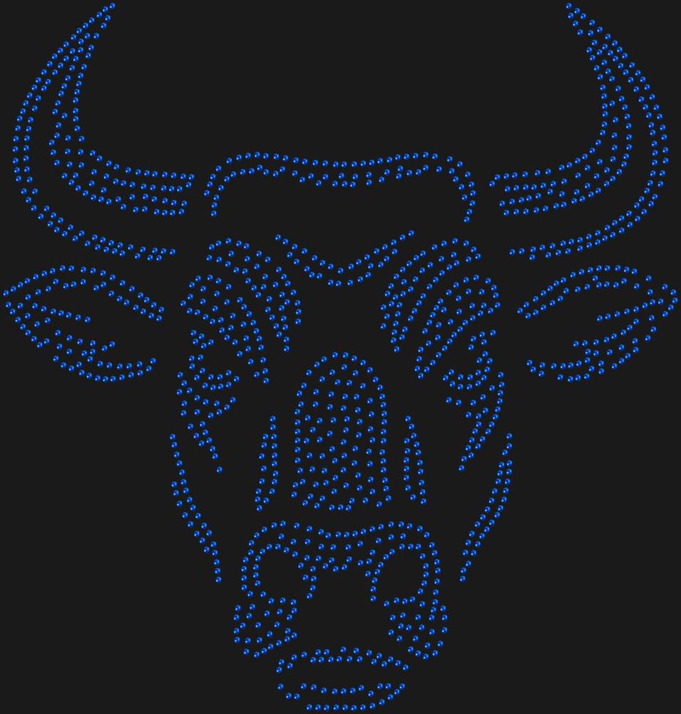 Трафарет Бык — RHT_BULL1_SS10_SAPPHIRE