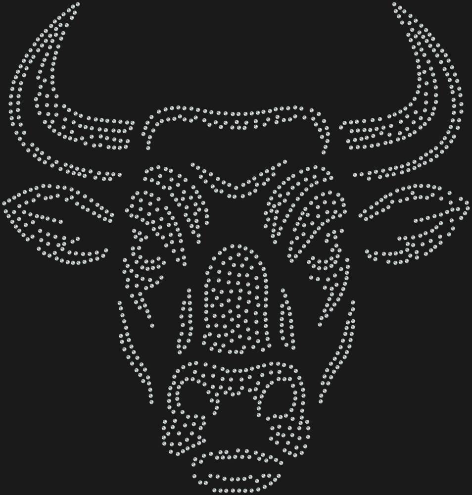 Трафарет Бык — RHT_BULL1_SS6_CRYSTAL_CLEAR