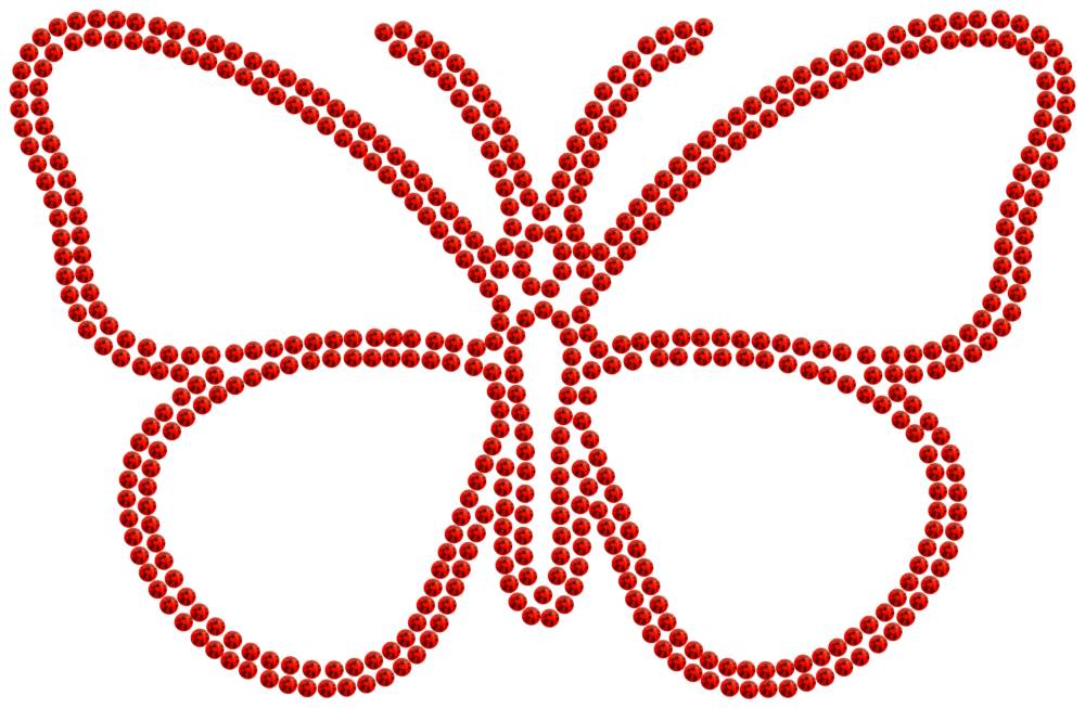 Трафарет Бабочка — RHT_BUTTERFLY1_SS10_LT_SIAM