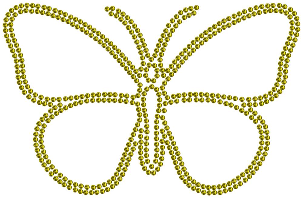 Трафарет Бабочка — RHT_BUTTERFLY1_SS10_OLIVE