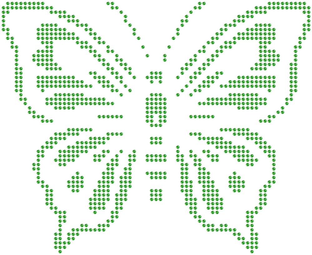 Трафарет Бабочка — RHT_BUTTERFLY2_SS10_LT_PERIDOT