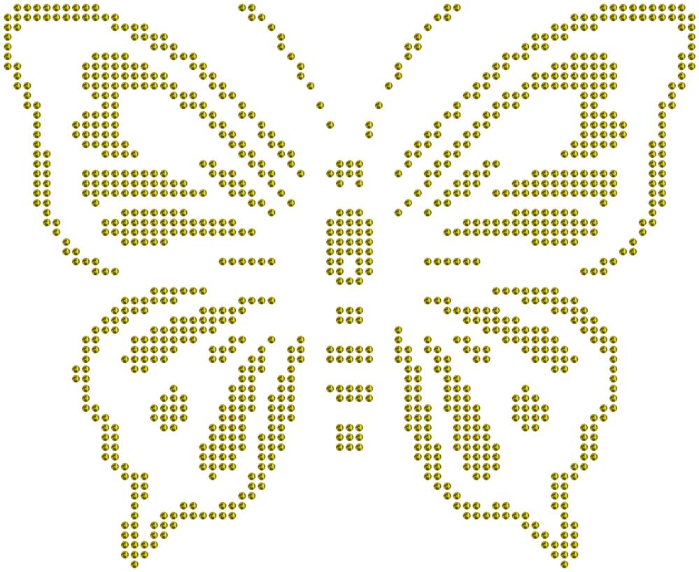 Трафарет Бабочка — RHT_BUTTERFLY2_SS10_OLIVE