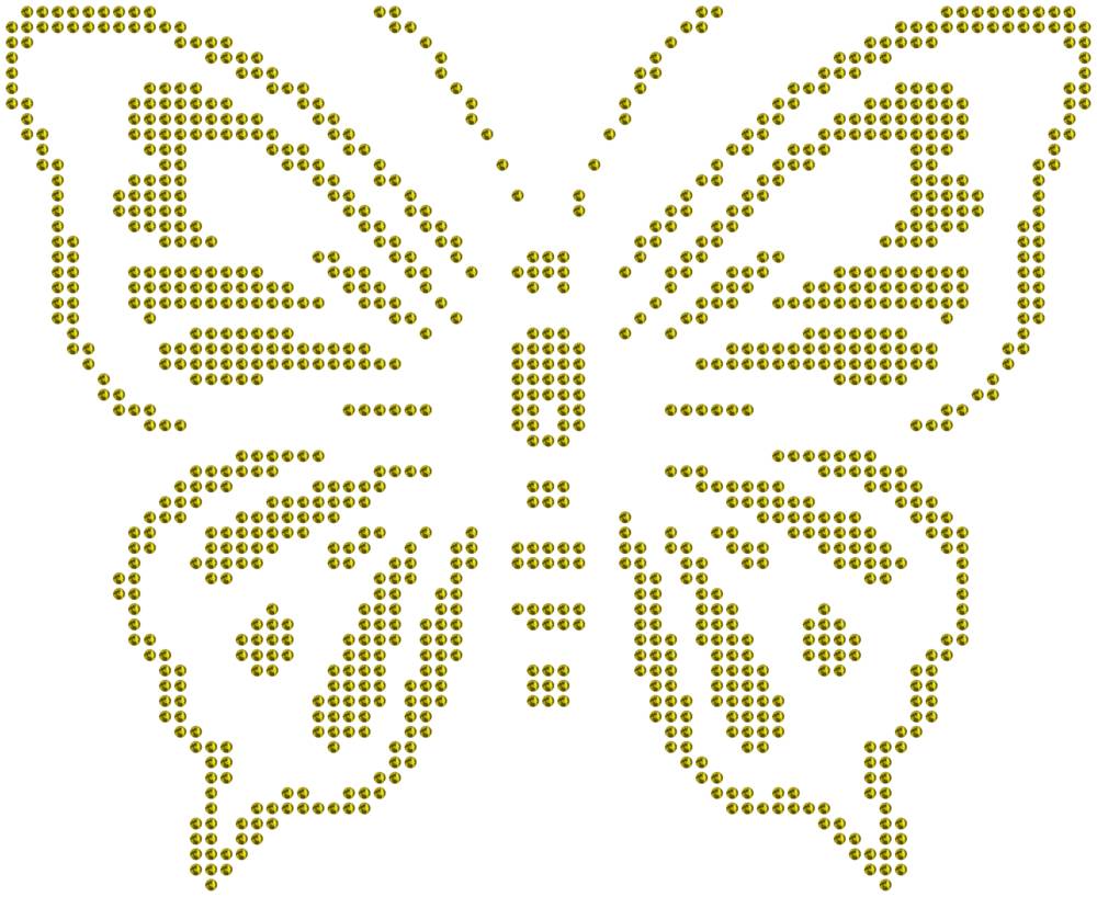 Трафарет Бабочка — RHT_BUTTERFLY2_SS16_OLIVE