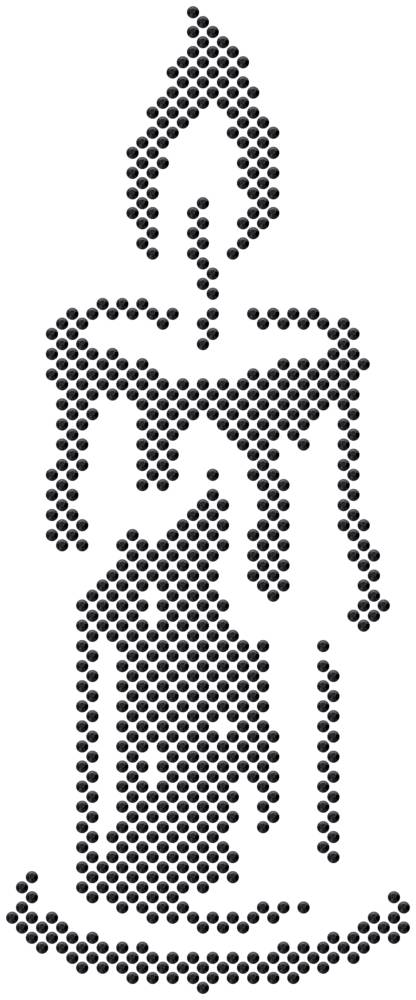 Трафарет Свеча — RHT_CANDLE1_SS10_JET_BLACK