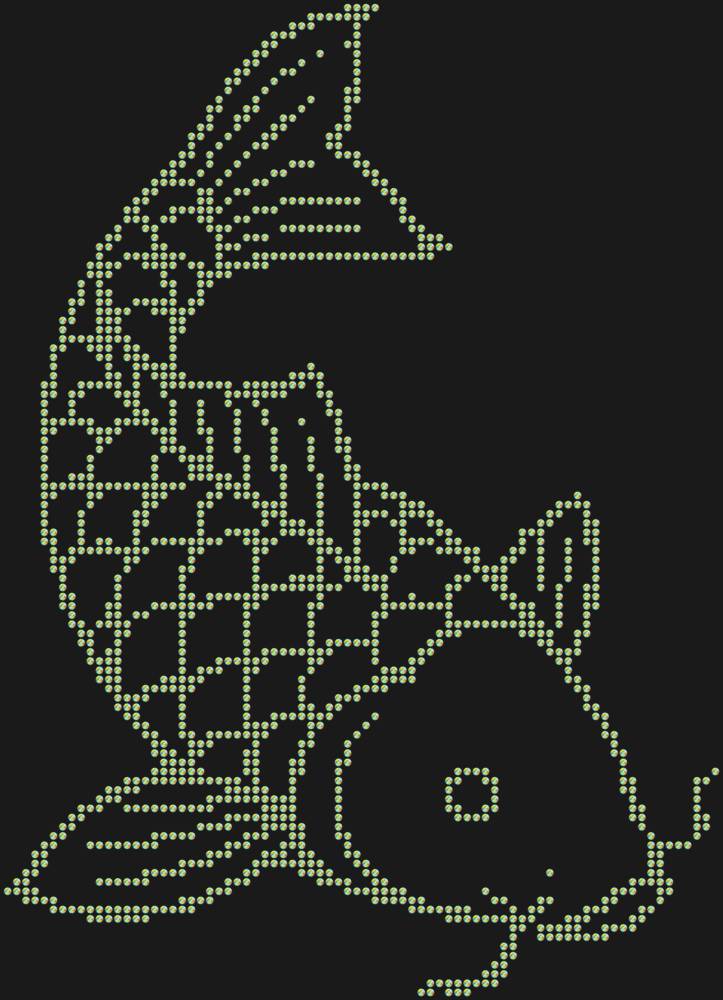 Трафарет Карп кои — RHT_CARP1_SS20_CRYSTAL_AB