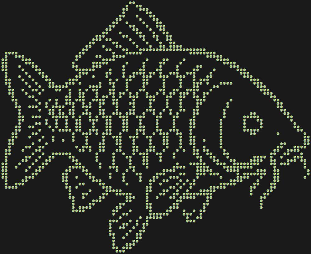 Трафарет Карп — RHT_CARP2_SS10_CRYSTAL_AB