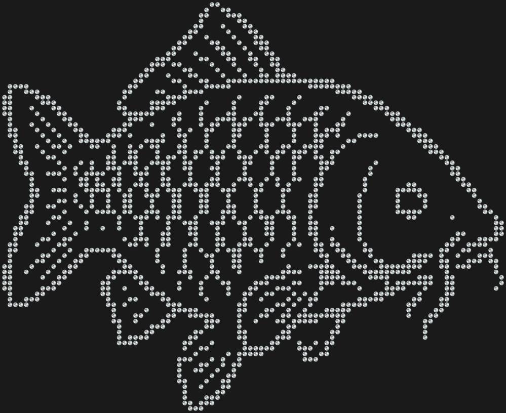 Трафарет Карп — RHT_CARP2_SS10_CRYSTAL_CLEAR