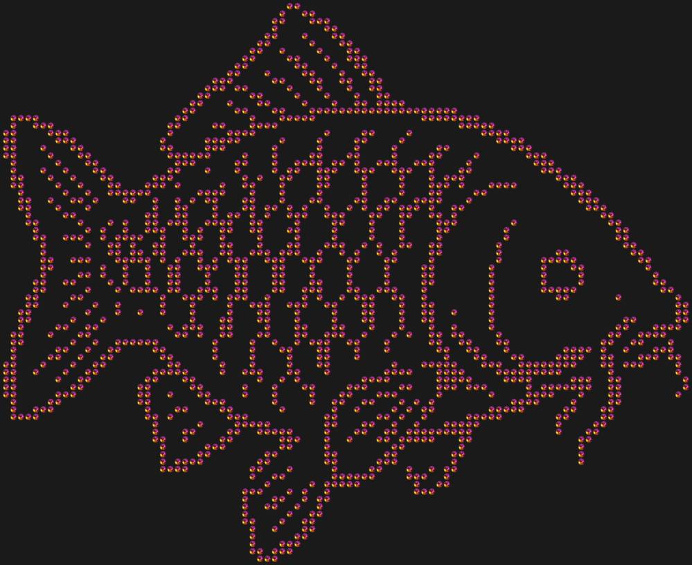 Трафарет Карп — RHT_CARP2_SS10_RAINBOW