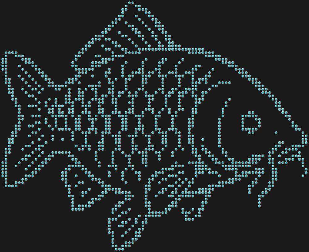 Трафарет Карп — RHT_CARP2_SS12_CRYSTAL_AB_DMC
