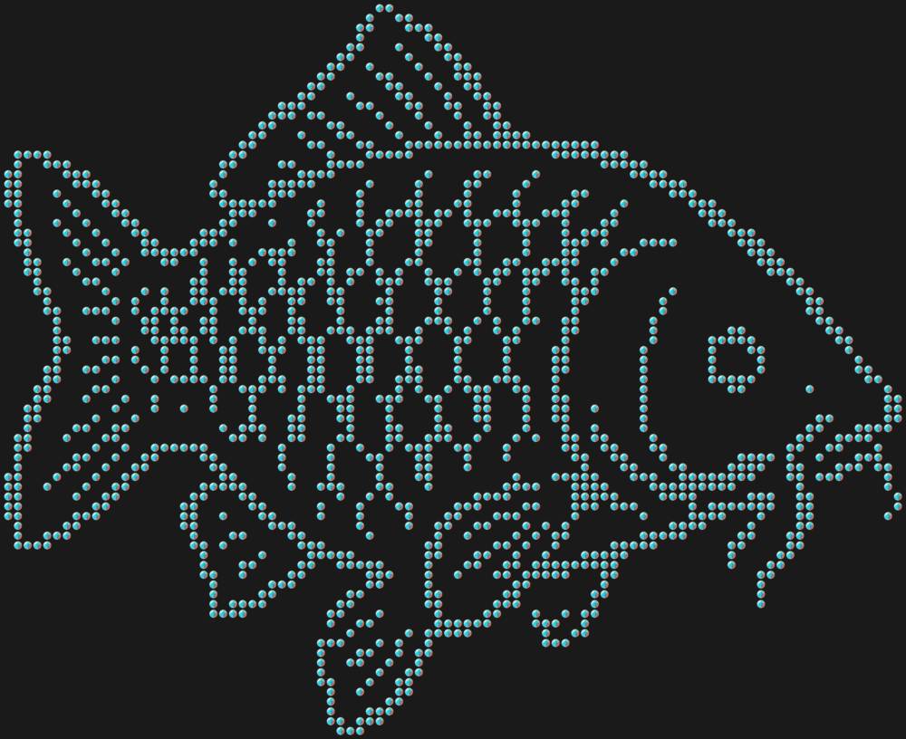 Трафарет Карп — RHT_CARP2_SS20_CRYSTAL_AB_DMC