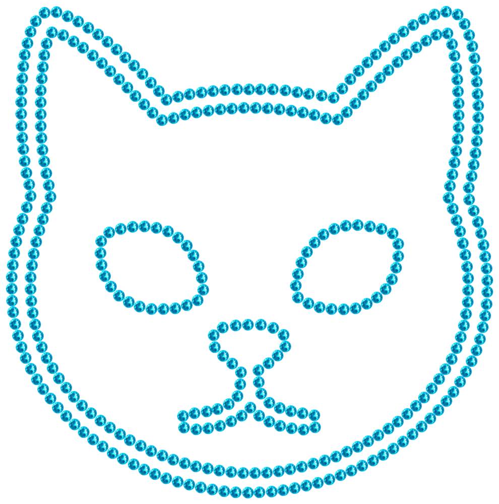 Трафарет Кот — RHT_CAT1_SS10_AQUAMARINE