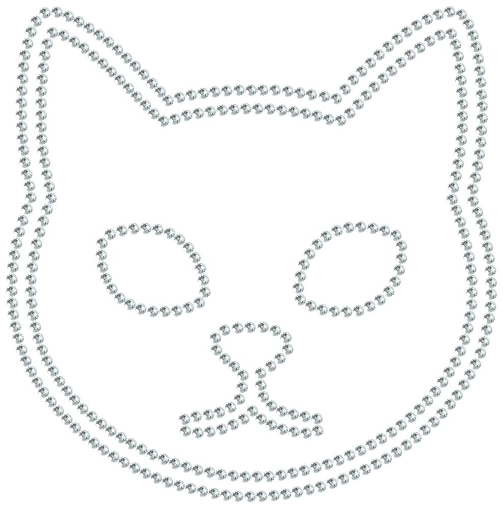 Трафарет Кот — RHT_CAT1_SS10_CRYSTAL_CLEAR