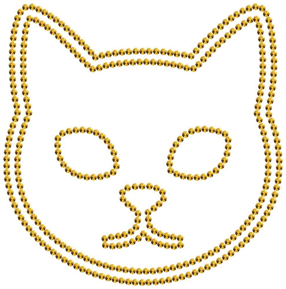Трафарет Кот — RHT_CAT1_SS10_GOLD