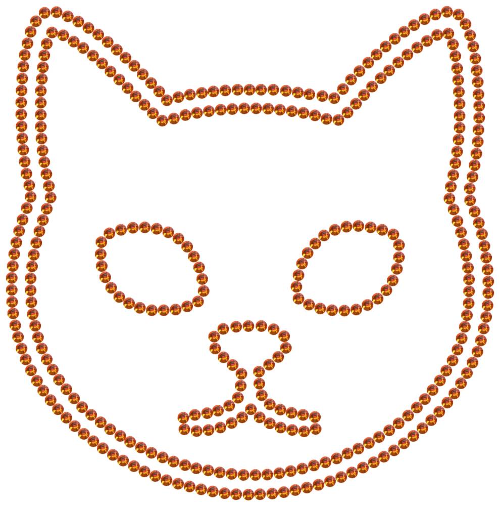 Трафарет Кот — RHT_CAT1_SS10_RED_VOLCANO