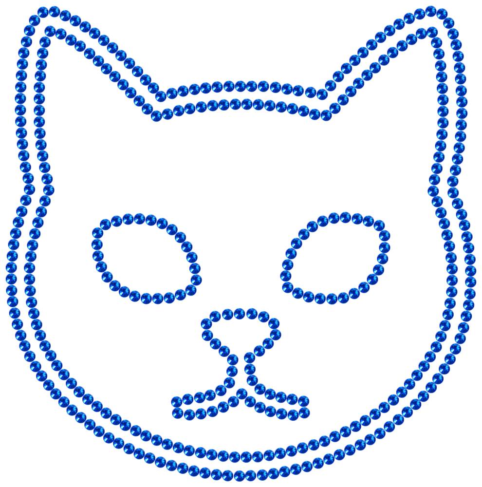 Трафарет Кот — RHT_CAT1_SS10_SAPPHIRE