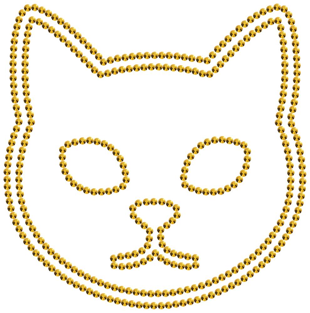 Трафарет Кот — RHT_CAT1_SS16_GOLD