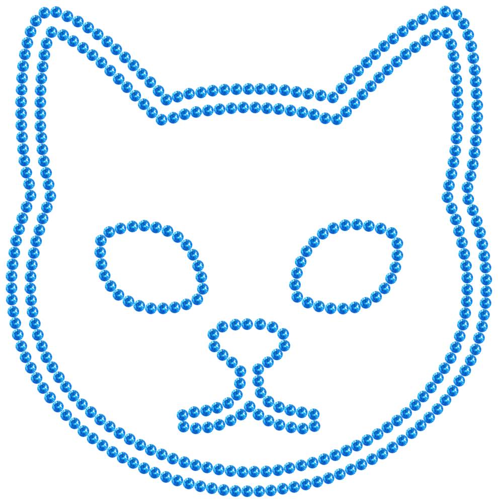 Трафарет Кот — RHT_CAT1_SS16_LT_SAPPHIRE