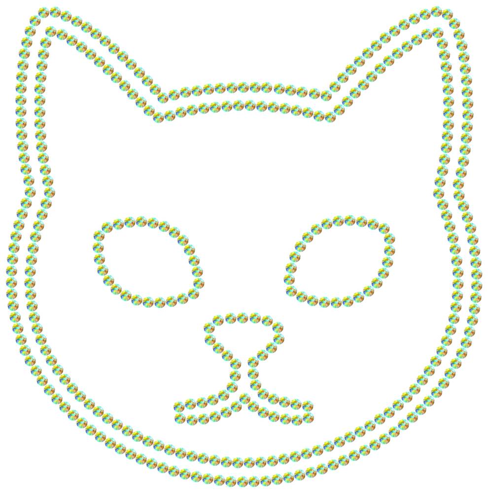 Трафарет Кот — RHT_CAT1_SS20_CRYSTAL_AB