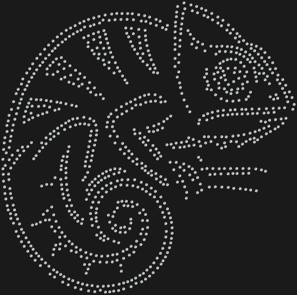 Трафарет Хамелеон — RHT_CHAMELEON1_SS10_CRYSTAL_CLEAR