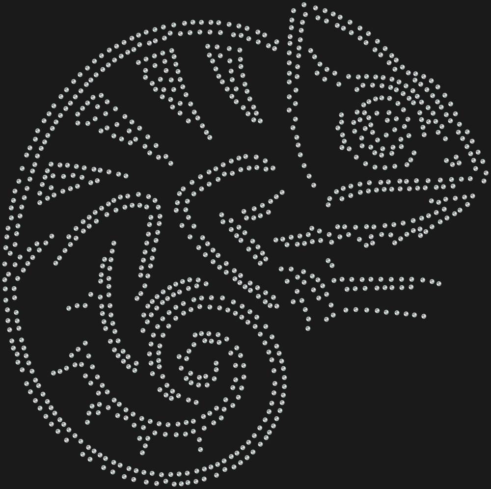 Трафарет Хамелеон — RHT_CHAMELEON1_SS12_CRYSTAL_CLEAR