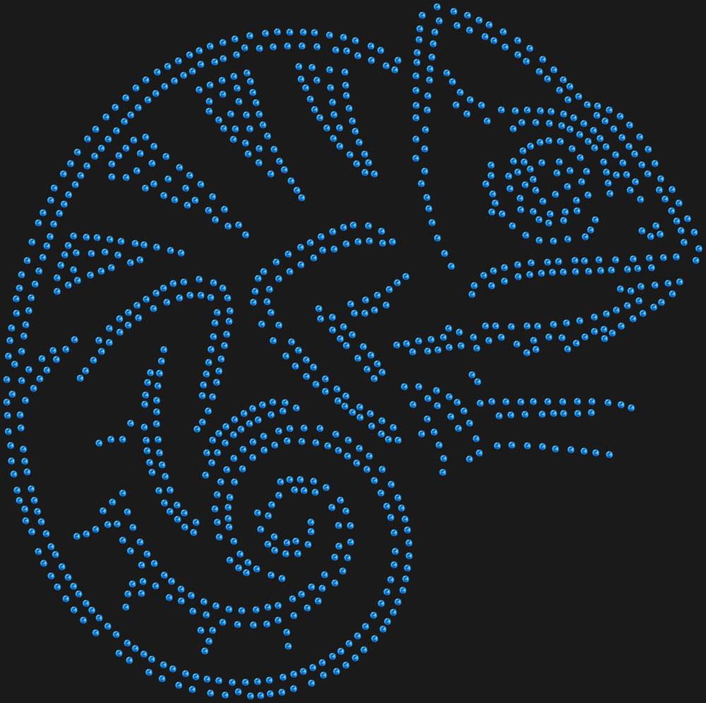 Трафарет Хамелеон — RHT_CHAMELEON1_SS16_LT_SAPPHIRE