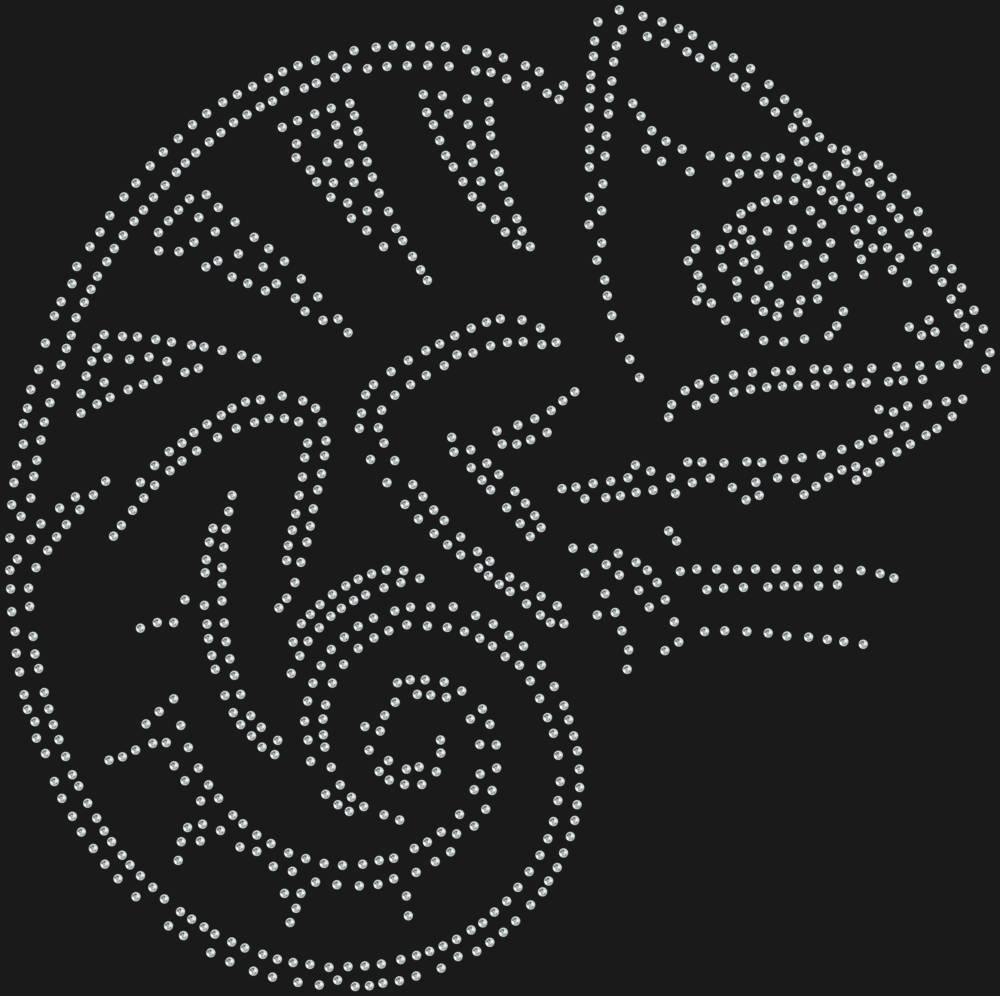Трафарет Хамелеон — RHT_CHAMELEON1_SS6_CRYSTAL_CLEAR