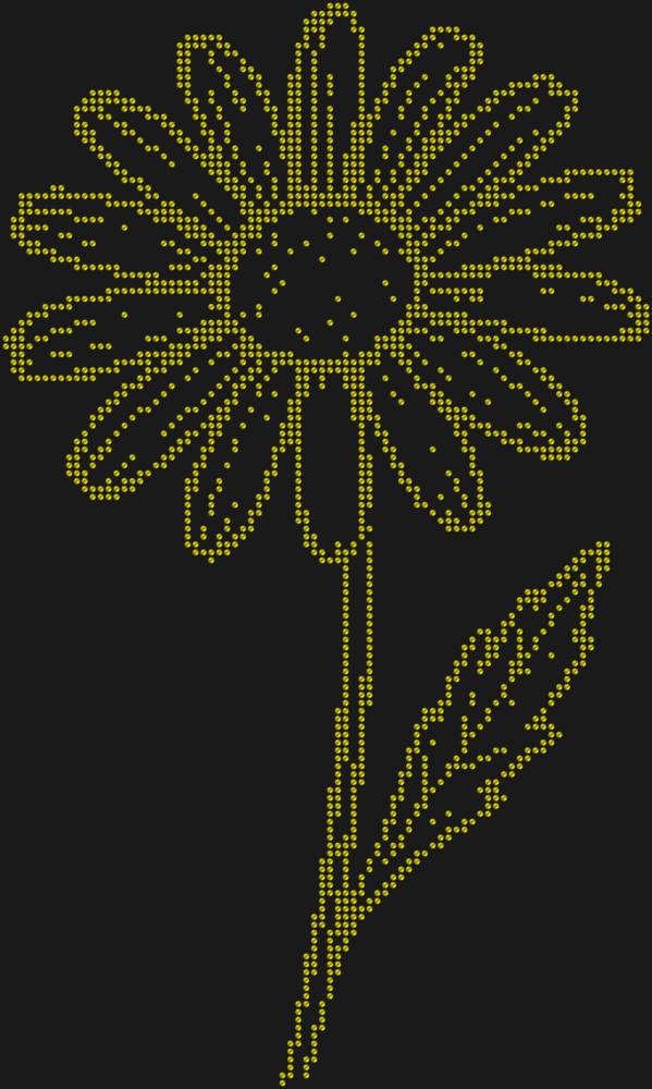 Трафарет Ромашка — RHT_CHAMOMILE1_SS10_CITRINE