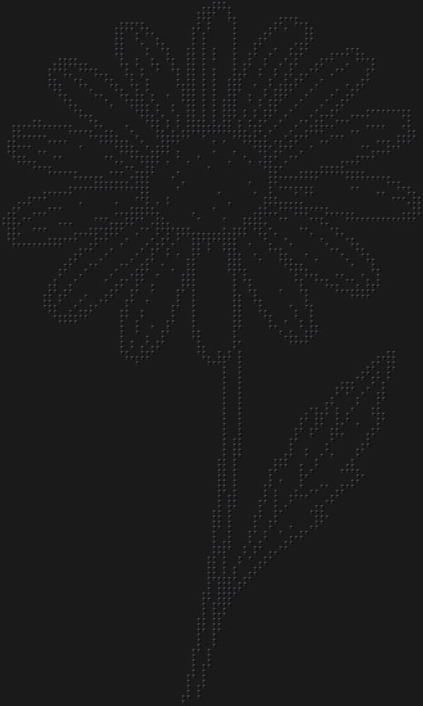 Трафарет Ромашка — RHT_CHAMOMILE1_SS10_JET_BLACK