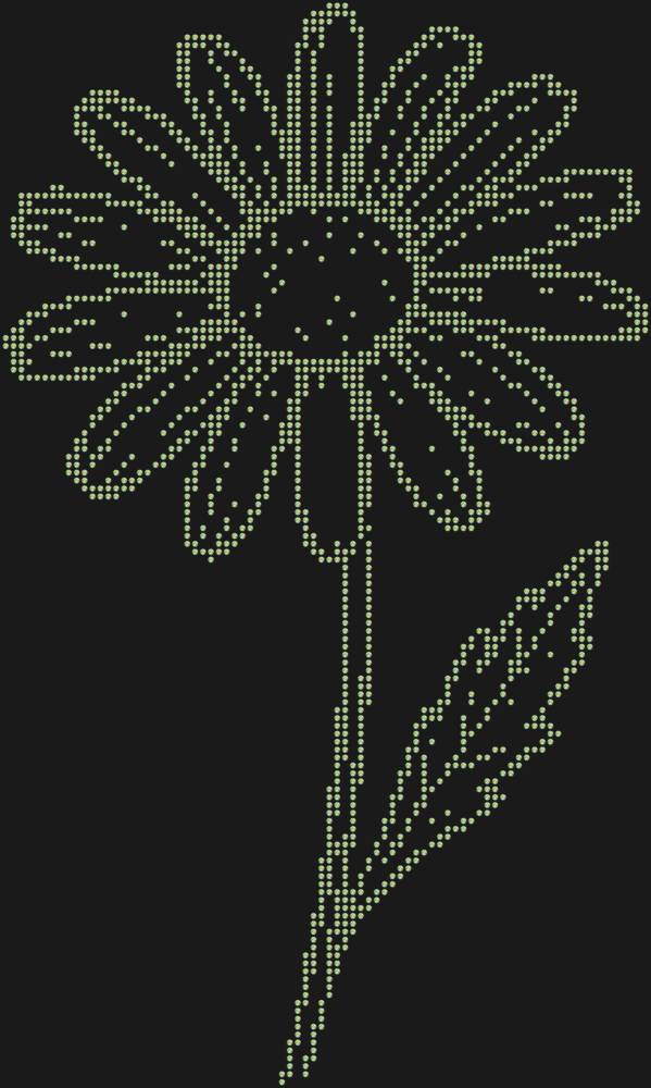 Трафарет Ромашка — RHT_CHAMOMILE1_SS12_CRYSTAL_AB