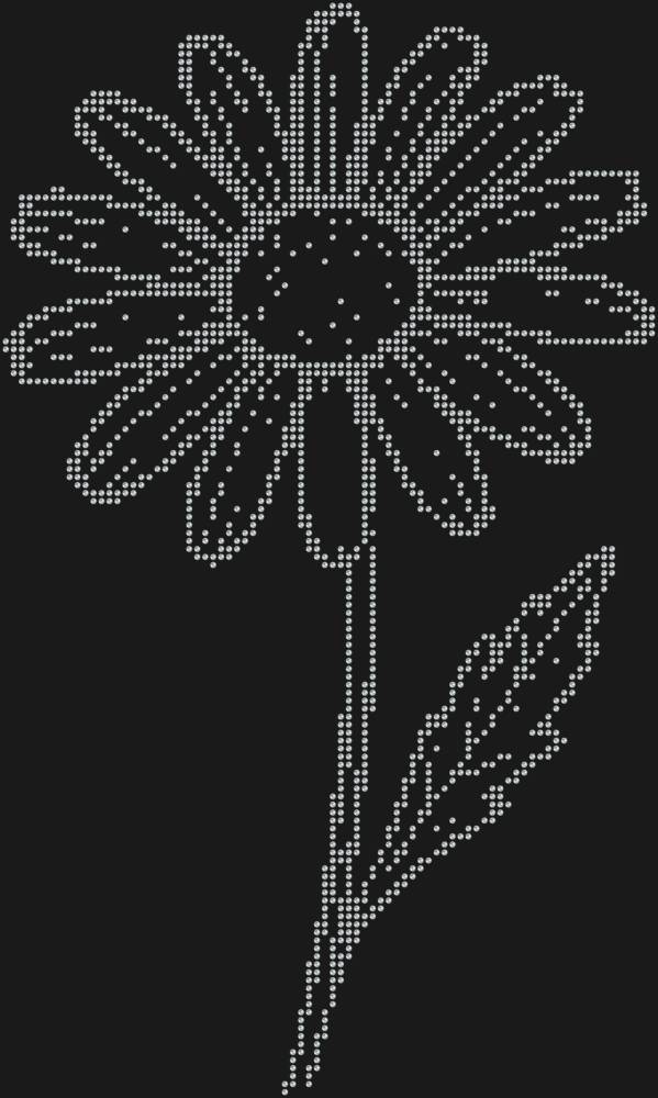 Трафарет Ромашка — RHT_CHAMOMILE1_SS16_CRYSTAL_CLEAR