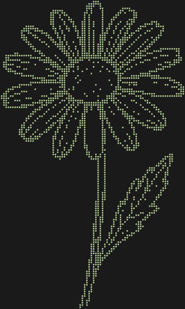 Трафарет Ромашка — RHT_CHAMOMILE1_SS20_CRYSTAL_AB
