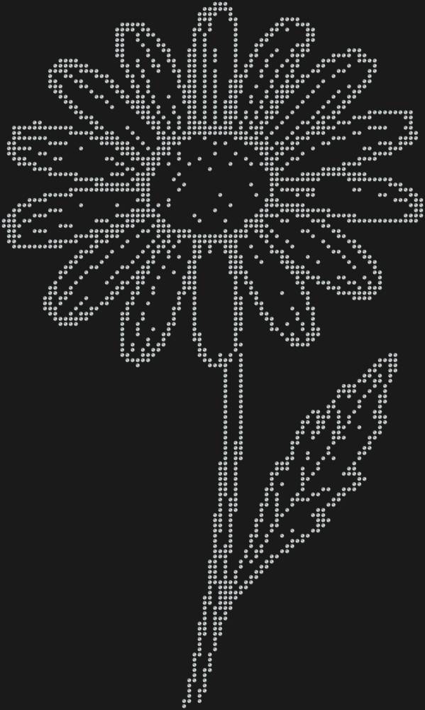 Трафарет Ромашка — RHT_CHAMOMILE1_SS20_CRYSTAL_CLEAR