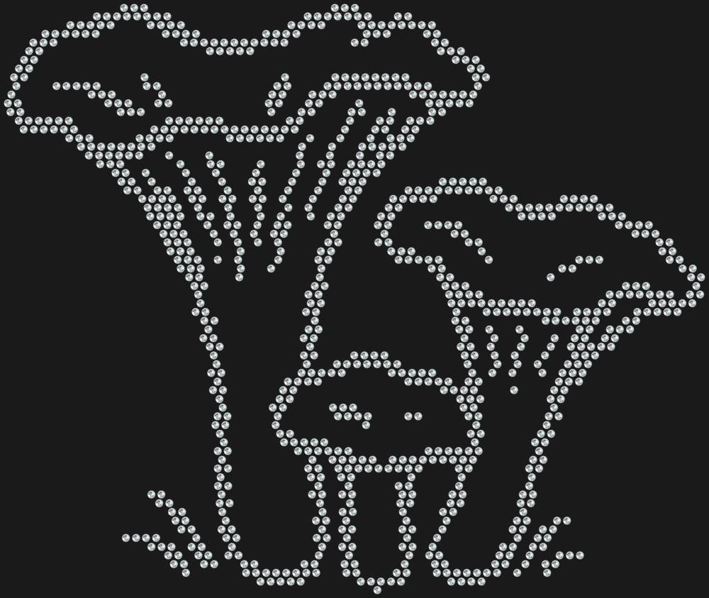 Трафарет Лисички — RHT_CHANTERELLE1_SS10_CRYSTAL_CLEAR