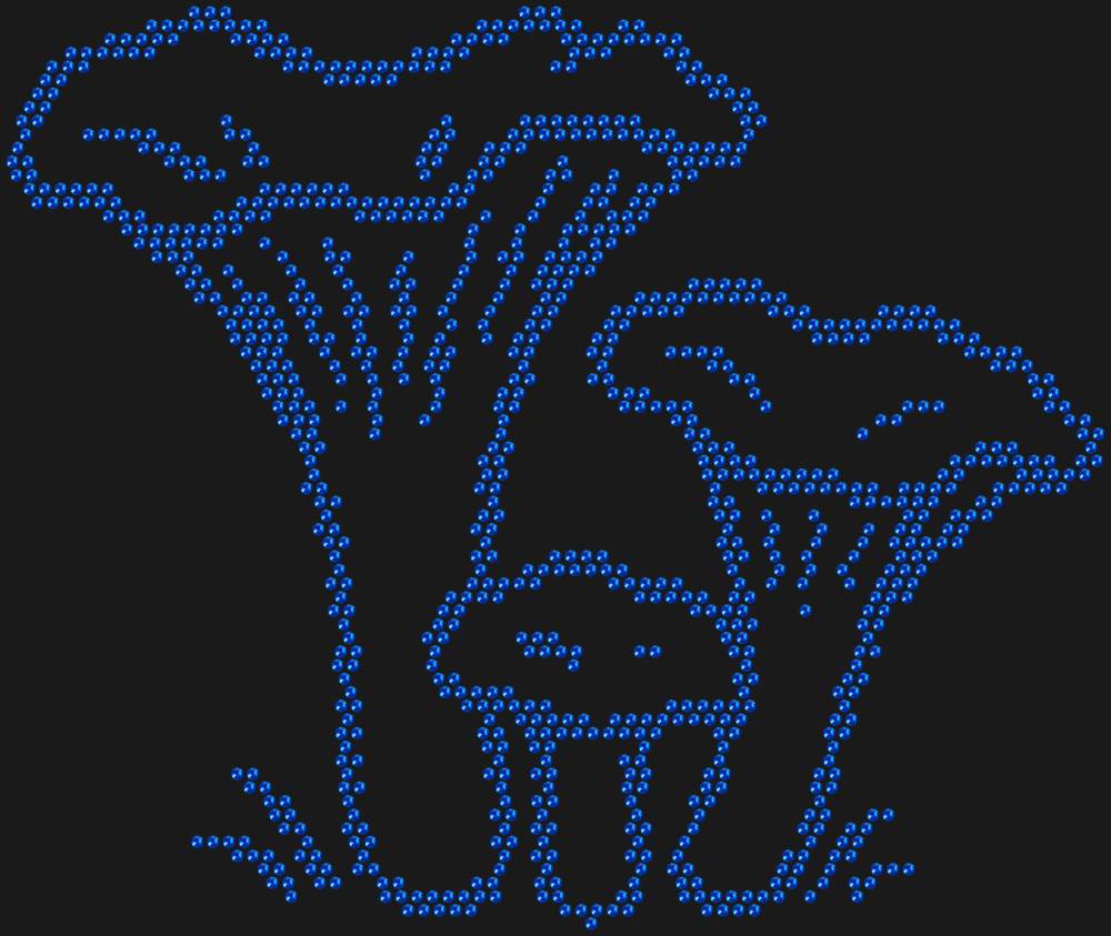 Трафарет Лисички — RHT_CHANTERELLE1_SS10_SAPPHIRE