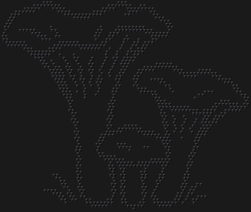 Трафарет Лисички — RHT_CHANTERELLE1_SS16_JET_BLACK