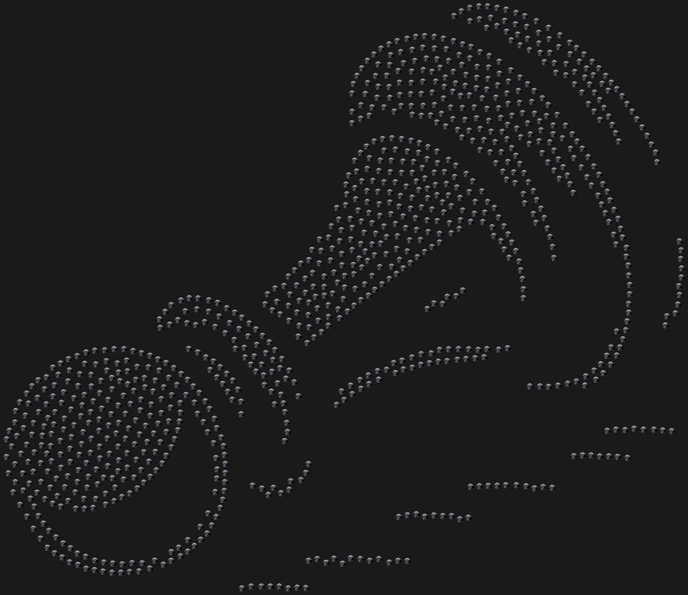 Трафарет Поверженнаяя пешка — RHT_CHESSPAWN1_SS10_JET_BLACK