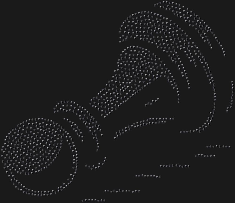 Трафарет Поверженнаяя пешка — RHT_CHESSPAWN1_SS16_JET_BLACK