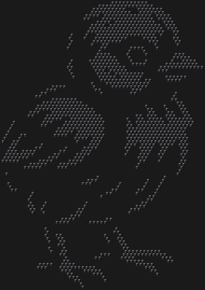 Трафарет Птенец — RHT_CHICK1_SS16_JET_BLACK
