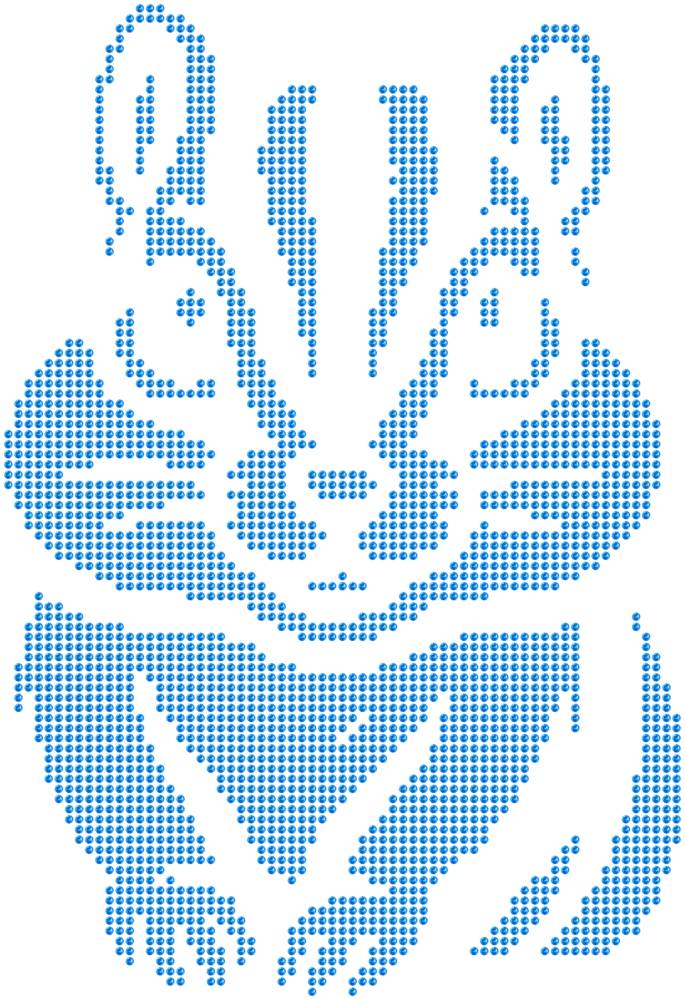 Трафарет Бурундук — RHT_CHIPMUNK1_SS16_LT_SAPPHIRE