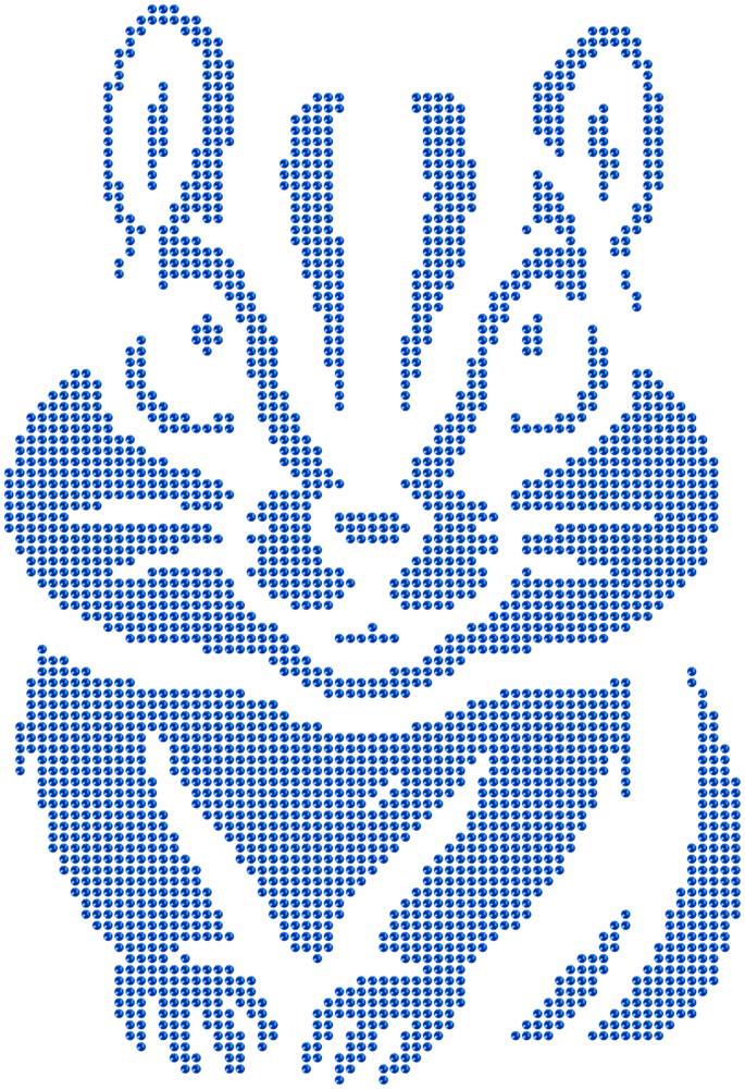 Трафарет Бурундук — RHT_CHIPMUNK1_SS16_SAPPHIRE
