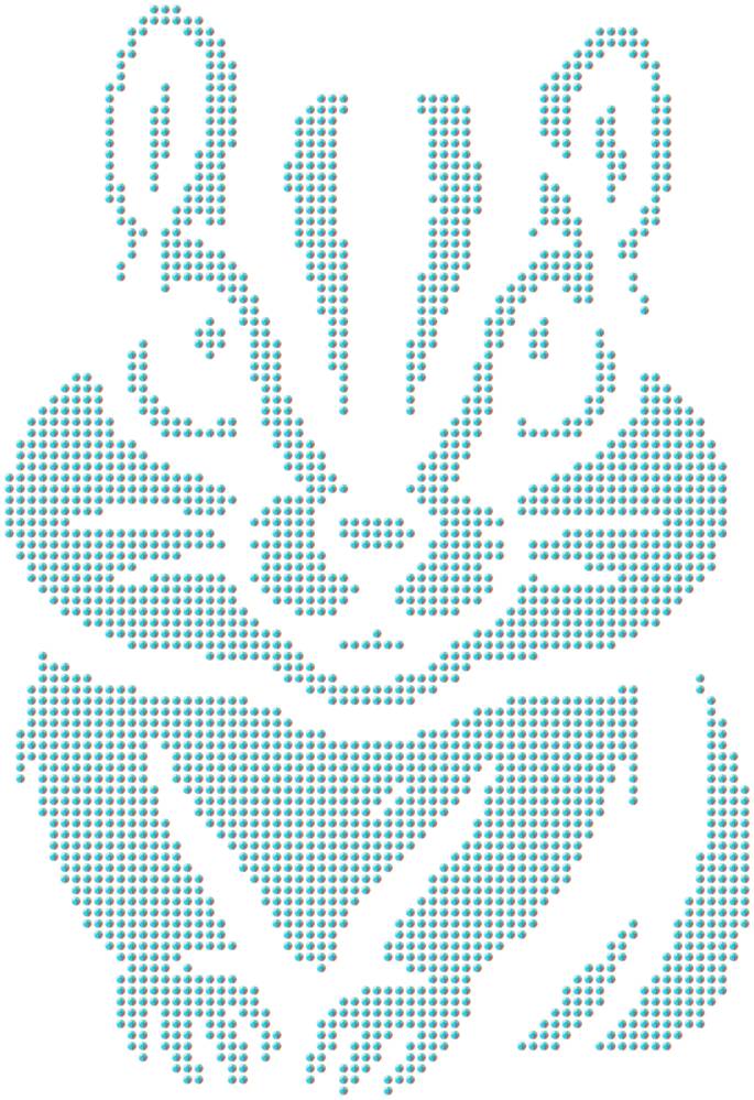 Трафарет Бурундук — RHT_CHIPMUNK1_SS20_CRYSTAL_AB_DMC