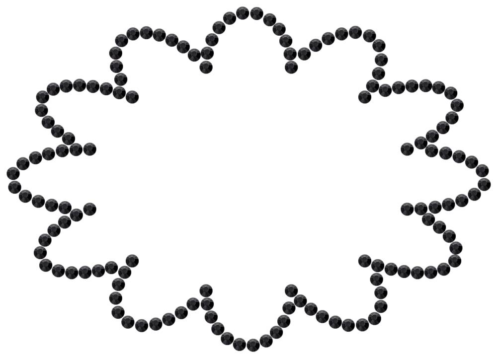 Трафарет Комикс-облако — RHT_CLOUD1_SS10_JET_BLACK