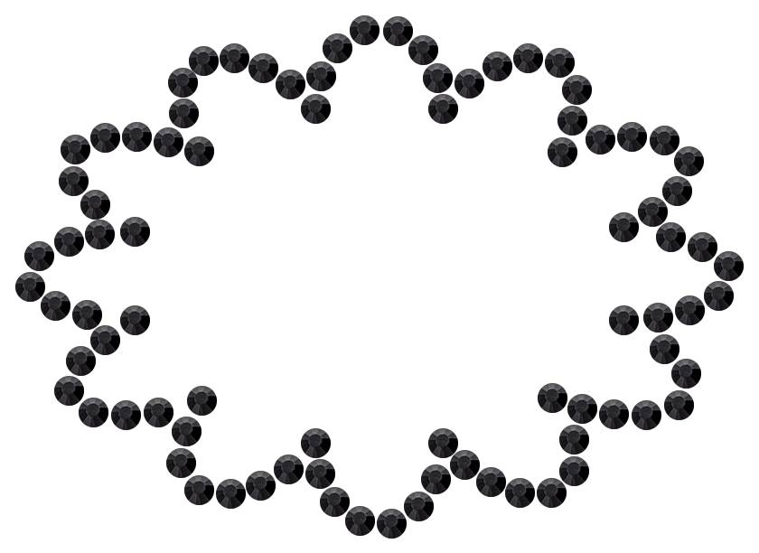 Трафарет Мини облако — RHT_CLOUD2_SS10_JET_BLACK