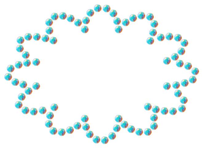 Трафарет Мини облако — RHT_CLOUD2_SS6_CRYSTAL_AB_DMC