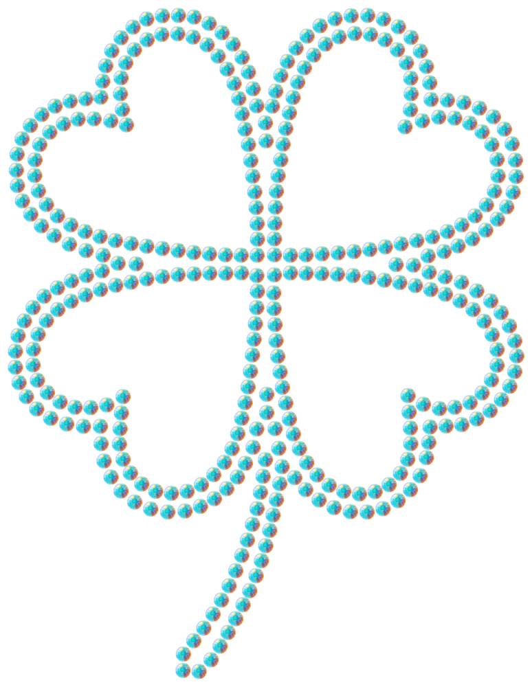 Трафарет Клевер — RHT_CLOVER1_SS16_CRYSTAL_AB_DMC
