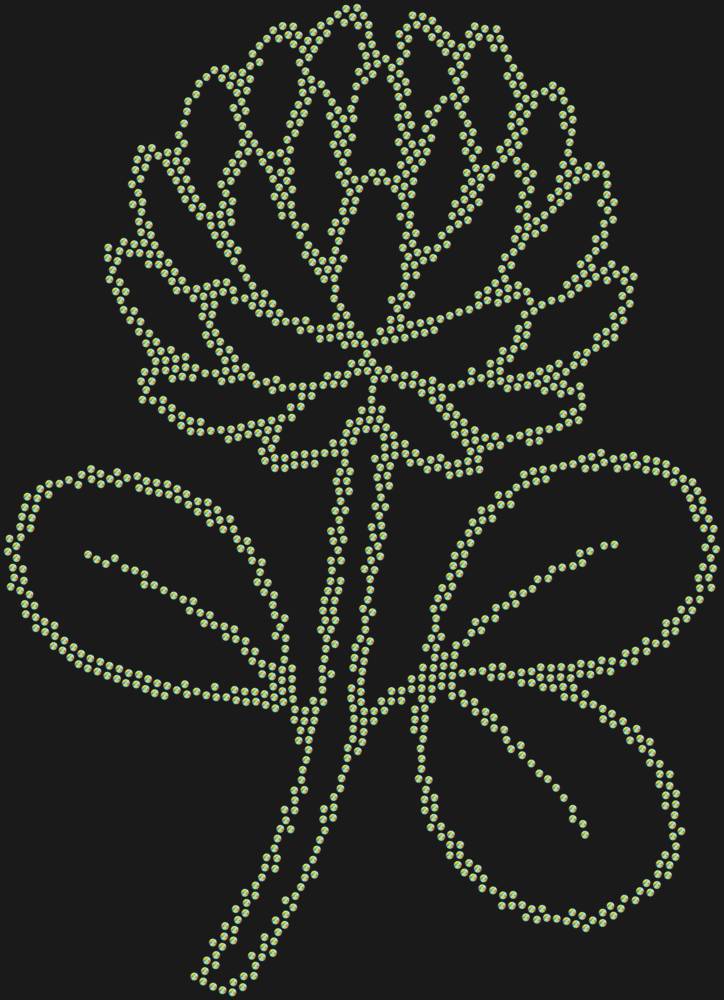 Трафарет Клевер — RHT_CLOVER2_SS10_CRYSTAL_AB
