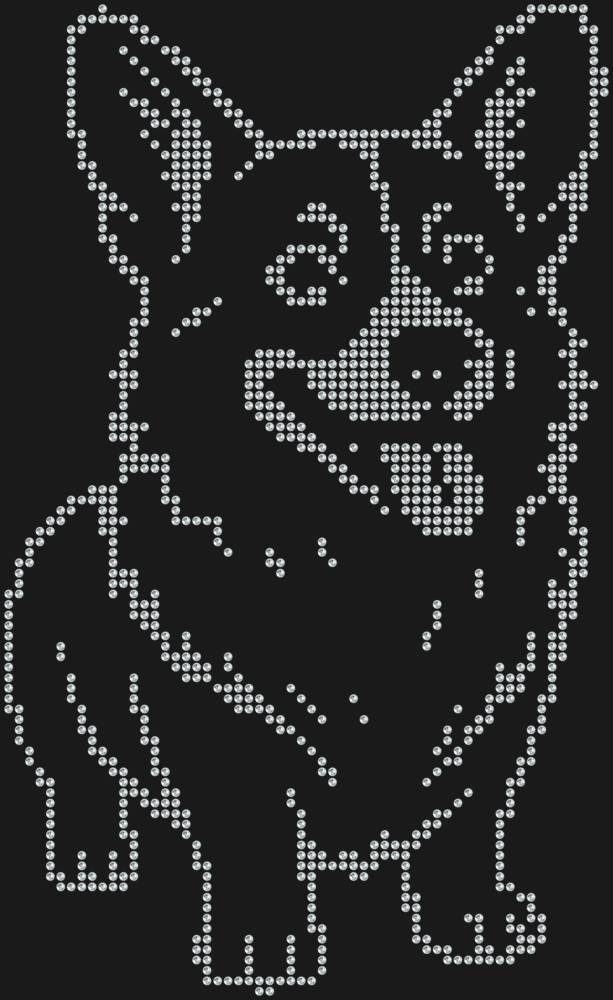 Трафарет Корги — RHT_CORGI1_SS10_CRYSTAL_CLEAR